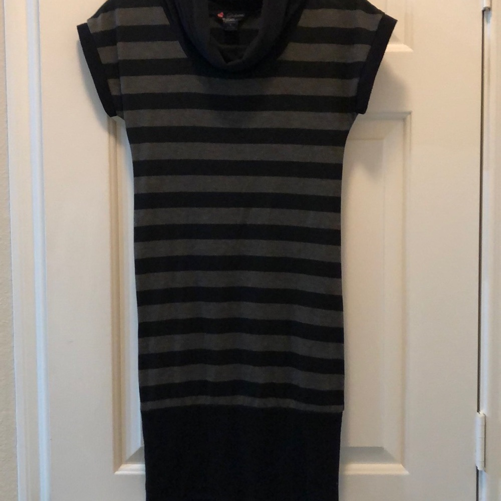 Delirious black and gray striped Dress